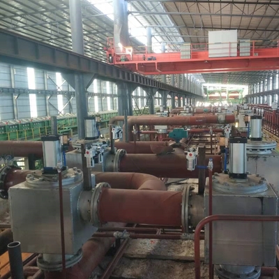 Sürekli Sıcak Daldırma Galvaniz Hattı 0.7-1.7mm 450mm 120000TPY Çelik Metal