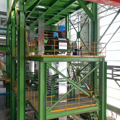 Çelik Endüstrisi için 0.4-1.8mm 1250mm Sürekli Galvanizleme Hattı Prosesi