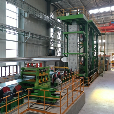 Cs Çelik Endüstrisi Sürekli Galvanizleme Hattı 1.2-3.0mm Max 1250mm