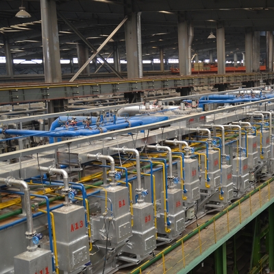 Soğuk Haddelenmiş Rulo Sürekli Sıcak Daldırma Galvaniz Tesisi 500mm