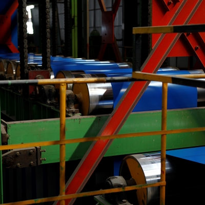 JJRS Çelik Şerit Renkli Kaplama Ekipmanları Sıcak Daldırma Galvaniz Makinesi