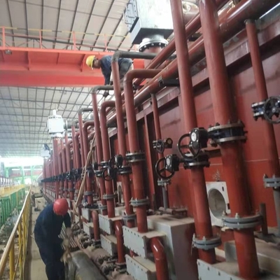 Çelik Şerit 2.0-3.0mm 450mm için Otomatik Sıcak Daldırma Galvanizleme Hattı