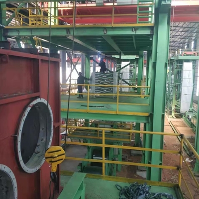 Çelik Sıcak Daldırma Galvanizleme Hattı İşlemi 0.15-0.8mm 1250mm 200000TPY