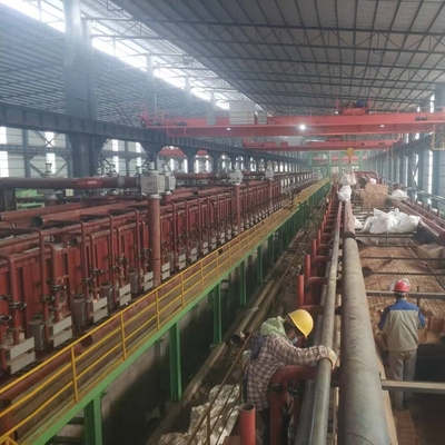 Çinko Sıcak Daldırma Galvanizleme Hatları Proses 1.0-1.5mm 650mm 100 000TPY