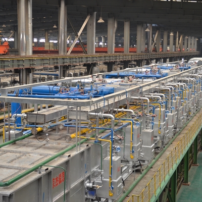 Daldırma Galvaniz Hattı Ekipmanları 1.2mm 2.5mm 1250mm 250000TPY