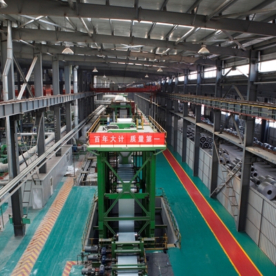 GALVA Yatay Sıcak Daldırma Galvaniz Hattı Ekipmanları 550mm 180000TPY