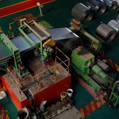 150000TPY Sıcak Daldırma Galvanizli Üretim Hattı 0.6mm 1.2mm 550mm