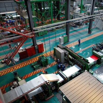 120000TPY Sürekli Sıcak Daldırma Galvaniz Tesisi 1.5mm 3.0mm 680mm
