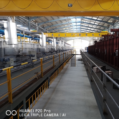 0.7-1.3mm Otomatik Galvanizleme Hattı Ekipmanları 250000TPY Çelik Metal
