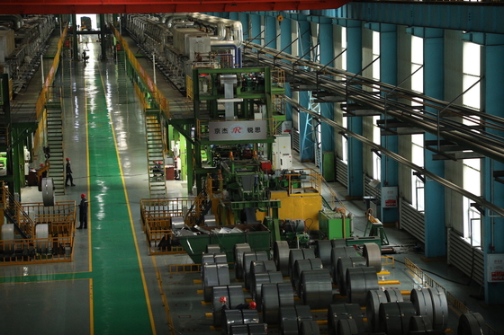 400mm Çelik Metal için Çinko 0.8mm 1.5mm Sürekli Galvaniz Hattı