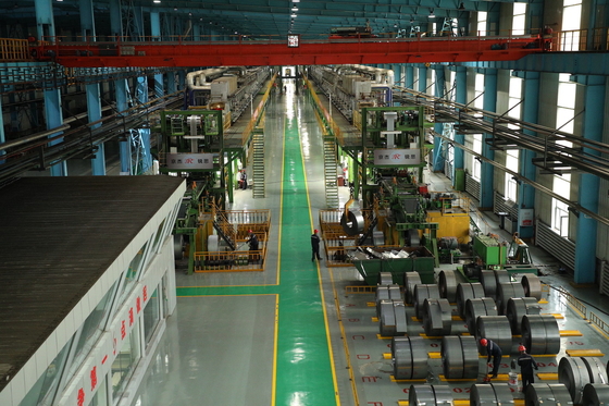 Asit Asitleme Bobini için Sıcak Daldırma 850mm Sürekli Galvanizleme Hattı