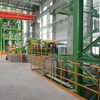 Soğuk Haddelenmiş Rulo Sürekli Tip için 0.16-0.3mm Cgl Galvaniz Hattı