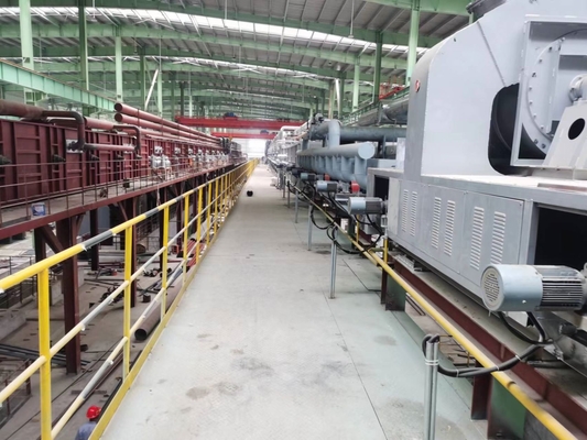 Elektro Sıcak Daldırma Galvaniz Makinesi Sürekli 0.4-1.6mm 800mm