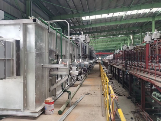 Elektro Sıcak Daldırma Galvaniz Makinesi Sürekli 0.4-1.6mm 800mm