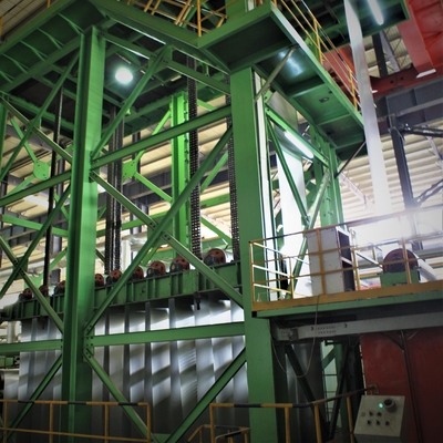Soğuk Haddelenmiş Rulo Galvanizleme Hattı Ekipmanları Sürekli 650/850mm Dar Şerit