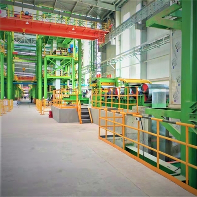 Çelik Sürekli Galvanizleme Hattı Ekipmanları Sıcak Daldırma Galvalume 600-1250mm