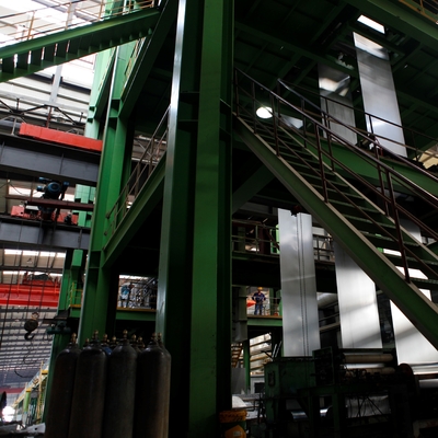 Çelik Şerit Sıcak Daldırma Galvanizleme Üretim Hattı Çinko Kaplamak İçin HDGL Soğuk Rulo