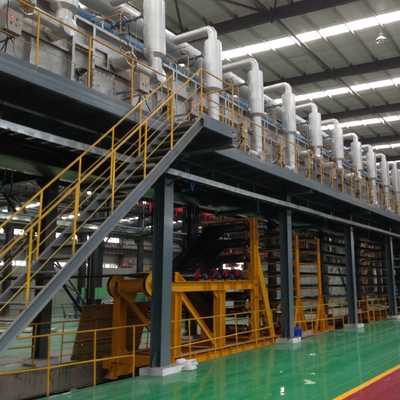 Çelik Sürekli Galvanizleme Hattı İşlemi 0.12-0.8mm 600-1350mm Metal Ss Şerit